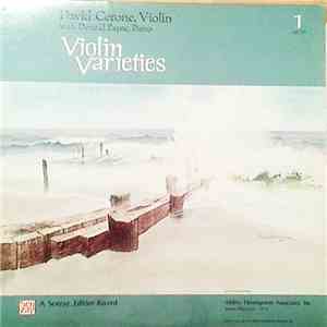 David Cerone With Donald Payne - Violin Varieties