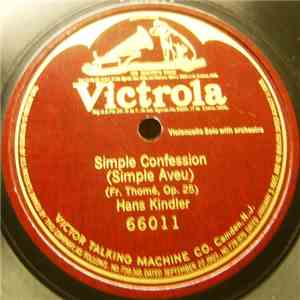 Hans Kindler - Simple Confession (Simple Aveu)