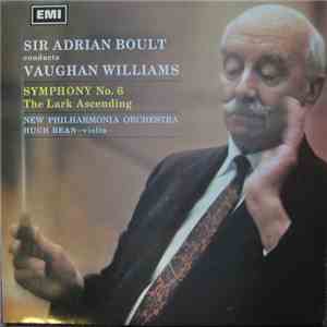 Ralph Vaughan Williams, Hugh Bean, New Philharmonia Orchestra, Sir Adrian Boult - Symphony No 6; The Lark Ascending