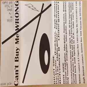 Wrong - Can't Buy Me