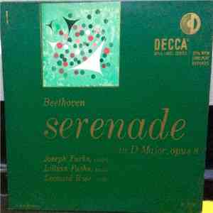 Beethoven, Joseph Fuchs, Lillian Fuchs, Leonard Rose - Serenade In D Major, Opus 8