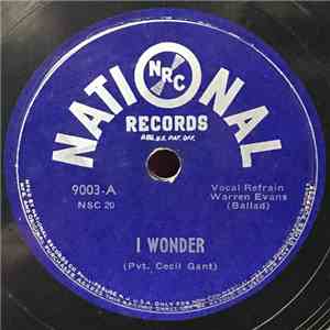Warren Evans / Hank D'Amico Sextet - I Wonder / Gone At Dawn