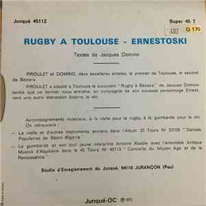 Piroulet Et Domino - Rugby A Toulouse / Ernestoski