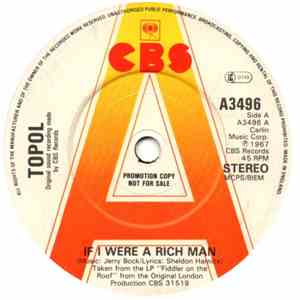 Topol ,& Jonathan Lynn - If I Were A Rich Man/Miracle Of Miracles