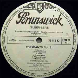 Tyrannosaurus Rex - Pop Giants, Vol. 21