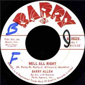 Barry Allen - Well All Right / Christine