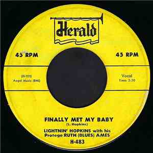Lightnin' Hopkins With His Protege Ruth (Blues) Ames - Finally Met My Baby / That's Alright Baby