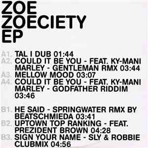 Zoe - Zoeciety EP