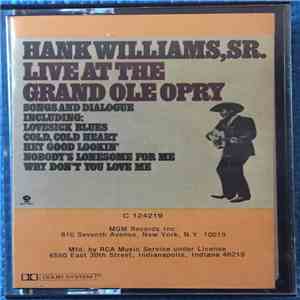 Hank Williams - Live At The Grand Ole Opry