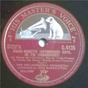 Tchaikovsky ; The Philharmonia Orchestra, Igor Markevitch - Casse-Noisette (Nutcracker) Suite, Op. 71A