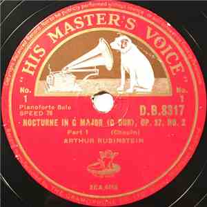 Arthur Rubinstein - Nocturne In G Major / Nocturne In E Flat Major