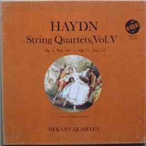 Haydn, Dekany Quartet - String Quartets, Volume V