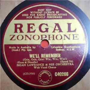 Brian Lawrance & His Orchestra - We'll Remember / Hands Across The Sea