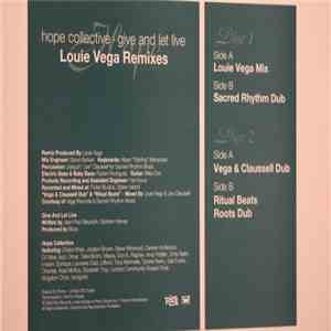 Hope Collective - Give And Let Live (Louie Vega Remixes)