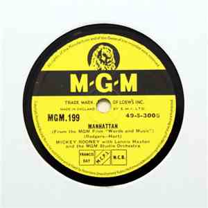 Mickey Rooney - Manhattan / Thou Swell