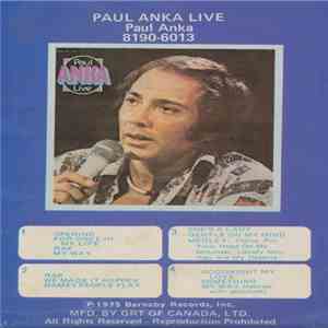 Paul Anka - Paul Anka Live