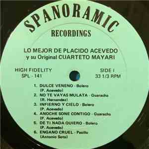 Placido Acevedo y Su Cuarteto Mayari - Lo Mejor De Placido Acevedo Y Su Original Cuarteto Mayari