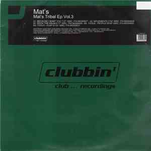 Mat's - Mat's Tribal EP Vol.3