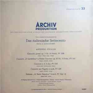 Antonio Vivaldi, Festival Strings Lucerne, Rudolf Baumgartner - Das Italienische Settecento
