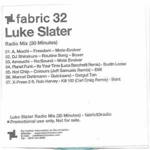 Luke Slater - Fabric 32
