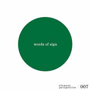 Words Of Sign - Element Perspective 007