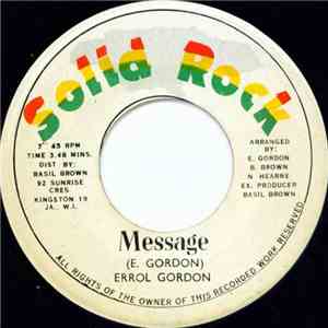 Errol Gordon - Message