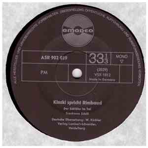 Kinski Spricht Rimbaud - Kinski Spricht Rimbaud