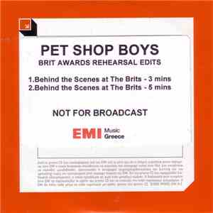 Pet Shop Boys - Brit Awards Rehearsal Edits