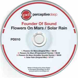 Founder Of Sound - Flowers On Mars / Solar Rain