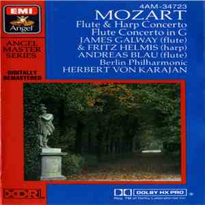Mozart - James Galway (Flute) & Fritz Helmis (Harp), Andreas Blau (Flute), Berlin Philharmonic, Herbert Von Karajan - Flute & Harp Concerto / Flute Concerto In G