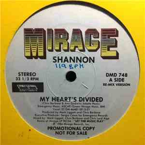 Shannon - My Heart's Divided (Re-Mix Version) / Someone Waiting Home