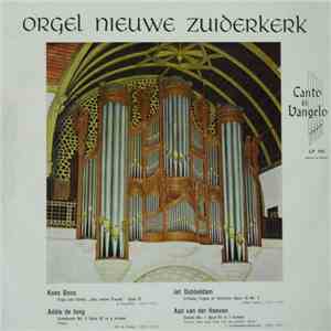 Various - Orgel Nieuwe Zuiderkerk