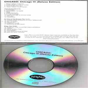 Chicago  - Chicago III (Deluxe Edition)