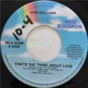 Don Williams  - That's The Thing About Love