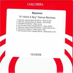 Beyonce - If I Were A Boy (Dance Remixes)