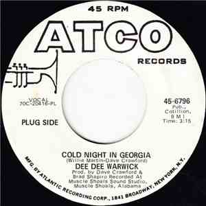 Dee Dee Warwick - Cold Night In Georgia / Searching