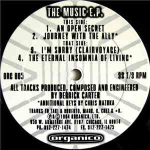 Derrick Carter's Sound Patrol - The Music E.P.
