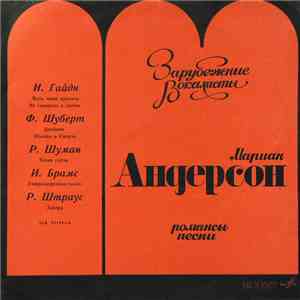 Marian Anderson - Романсы И Песни