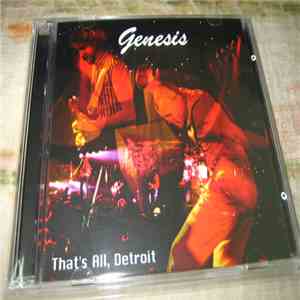 Genesis - That´s All,Detroit