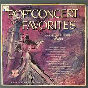 Macklin Marrow - "Pop" Concert Favorites Volume Three: Waltzes