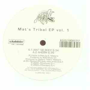 Mat's - Mat's Tribal EP Vol.1