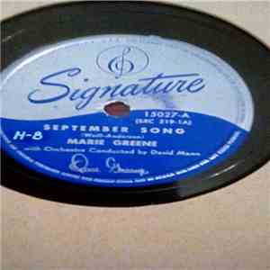 Marie Greene - September Song