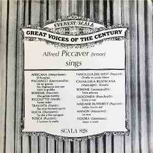 Alfred Piccaver - Alfred Piccaver (Tenor) Sings