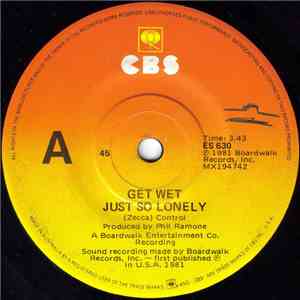 Get Wet  - Just So Lonely