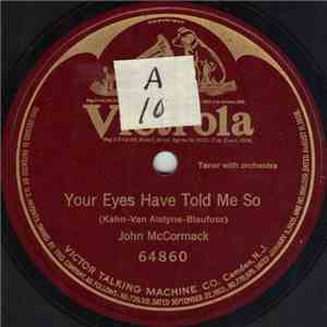 John McCormack  - Your Eyes Have Told Me So