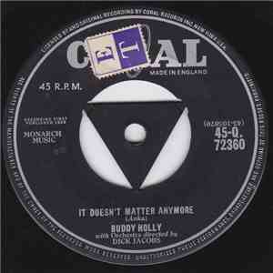 Buddy Holly - It Doesn't Matter Anymore / Raining In My Heart