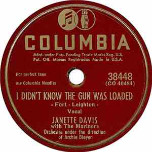 Janette Davis With The Mariners - I Didn't Know The Gun Was Loaded