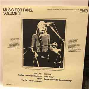Brian Peter George St John Le Baptiste De La Salle ENO - Music For Fans Vol.2