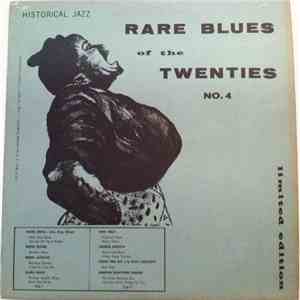 Various - Rare Blues Of The Twenties No. 4