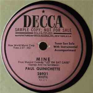 Paul Quinichette - Mine / The Heat's Off